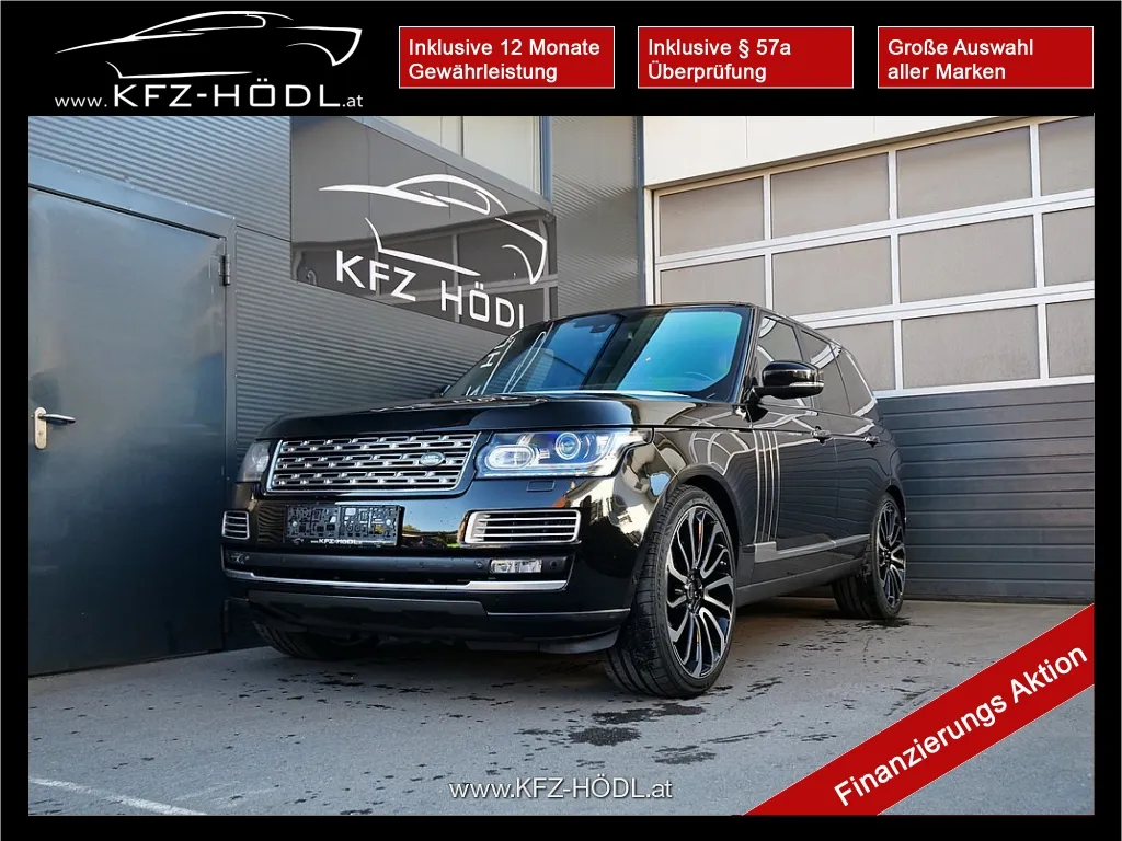 Land Rover Range Rover 4,4 SDV8 Autobiography Black Image 1